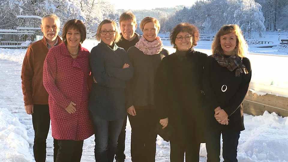 Projektet Broens ledningsgrupp från Sverige, Danmark och Norge. Foto: Broen Projektet Broens ledningsgrupp från Sverige, Danmark och Norge. Foto: Broen