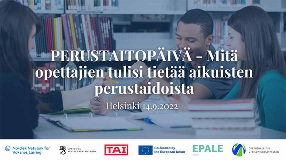 Perustaitopäivä - mitä opettajien tulisi tietää aikuisten perustaidoista