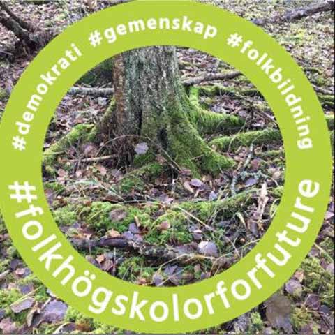 Så här ser profilbilden ut från Folkhögskolor for future.