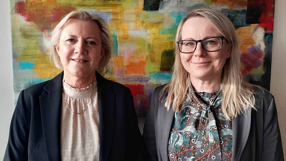Helga Gísladóttir (til venstre) og Hildur Betty Kristjánsdóttir Helga Gísladóttir (til venstre) og Hildur Betty Kristjánsdóttir