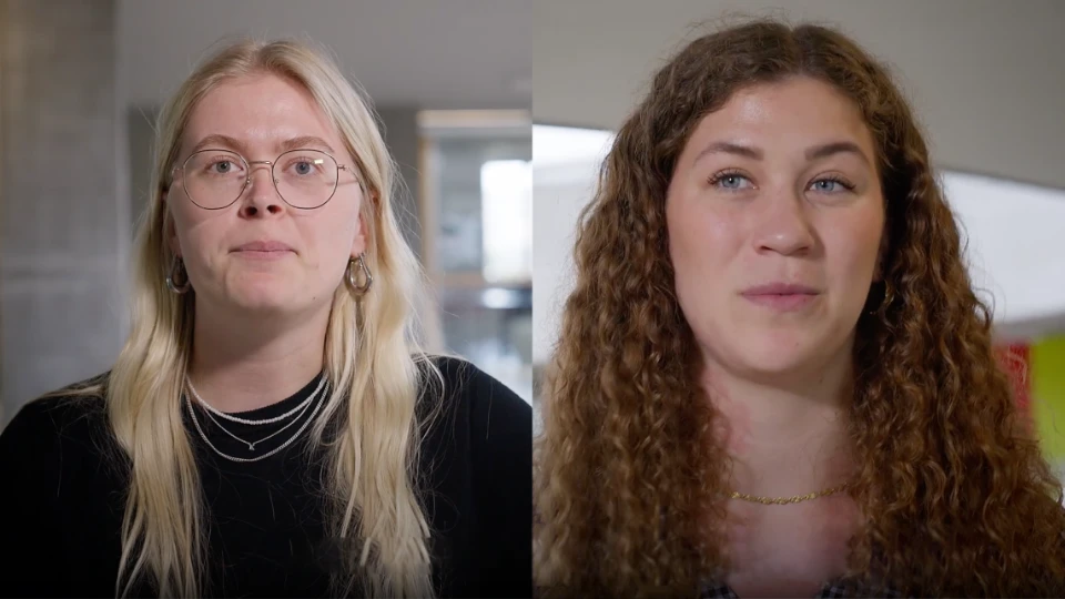 Katrine Fogh og Sarah Nielsen