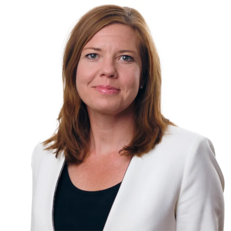 Medelålders kvinna.